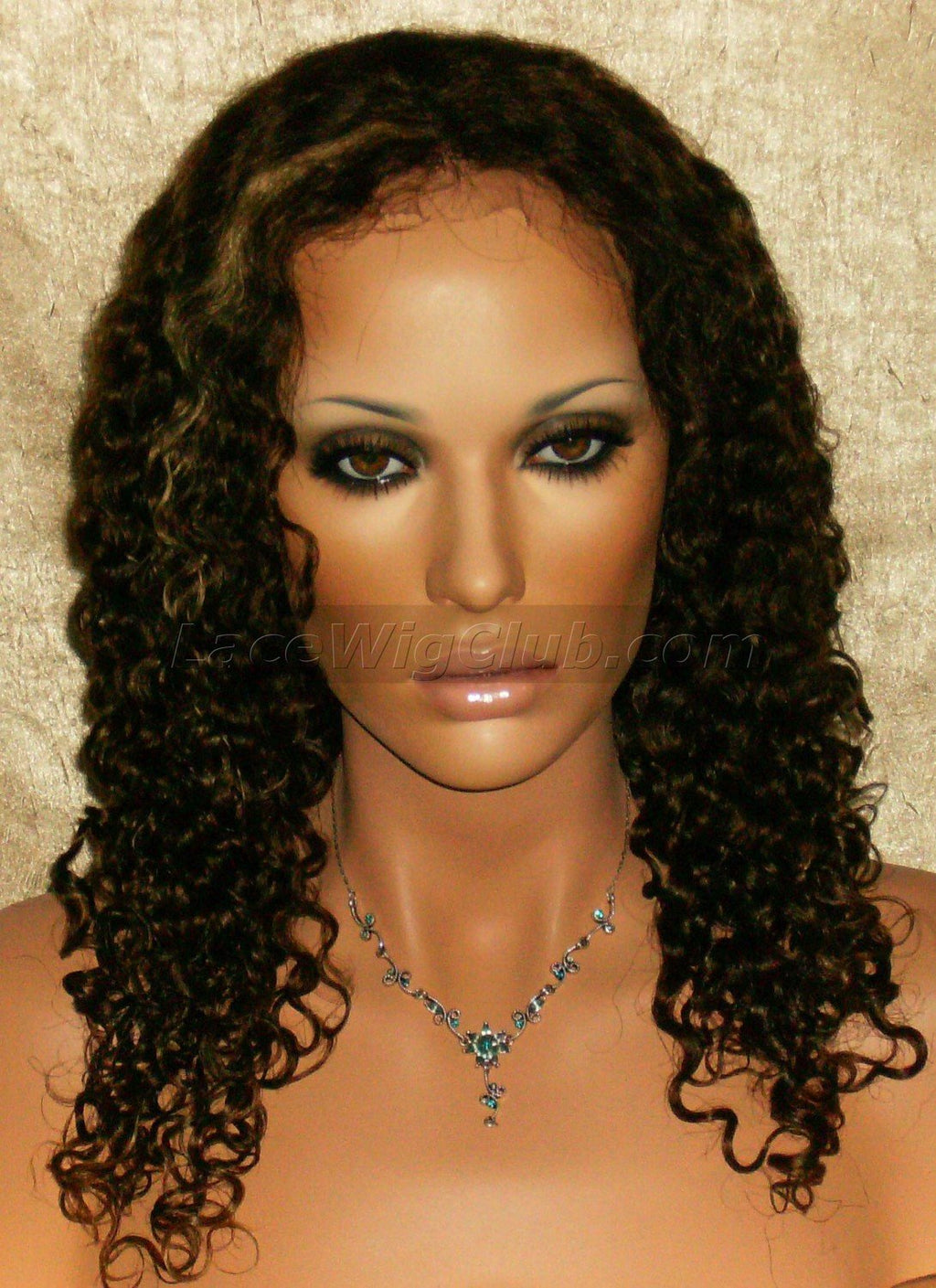 Tight Curl Virgin Remy Hair Custom Lace Wig