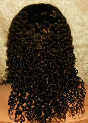 Tight Curl Virgin Remy Hair Custom Lace Wig