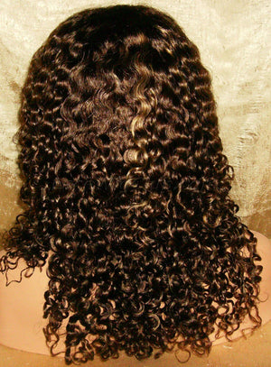 Tight Curl Virgin Remy Hair Custom Lace Wig