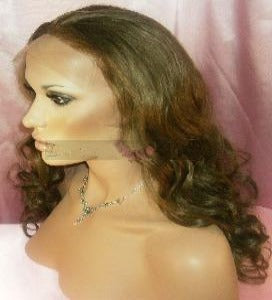Body Curl Virgin Remy Hair Custom Lace Wig