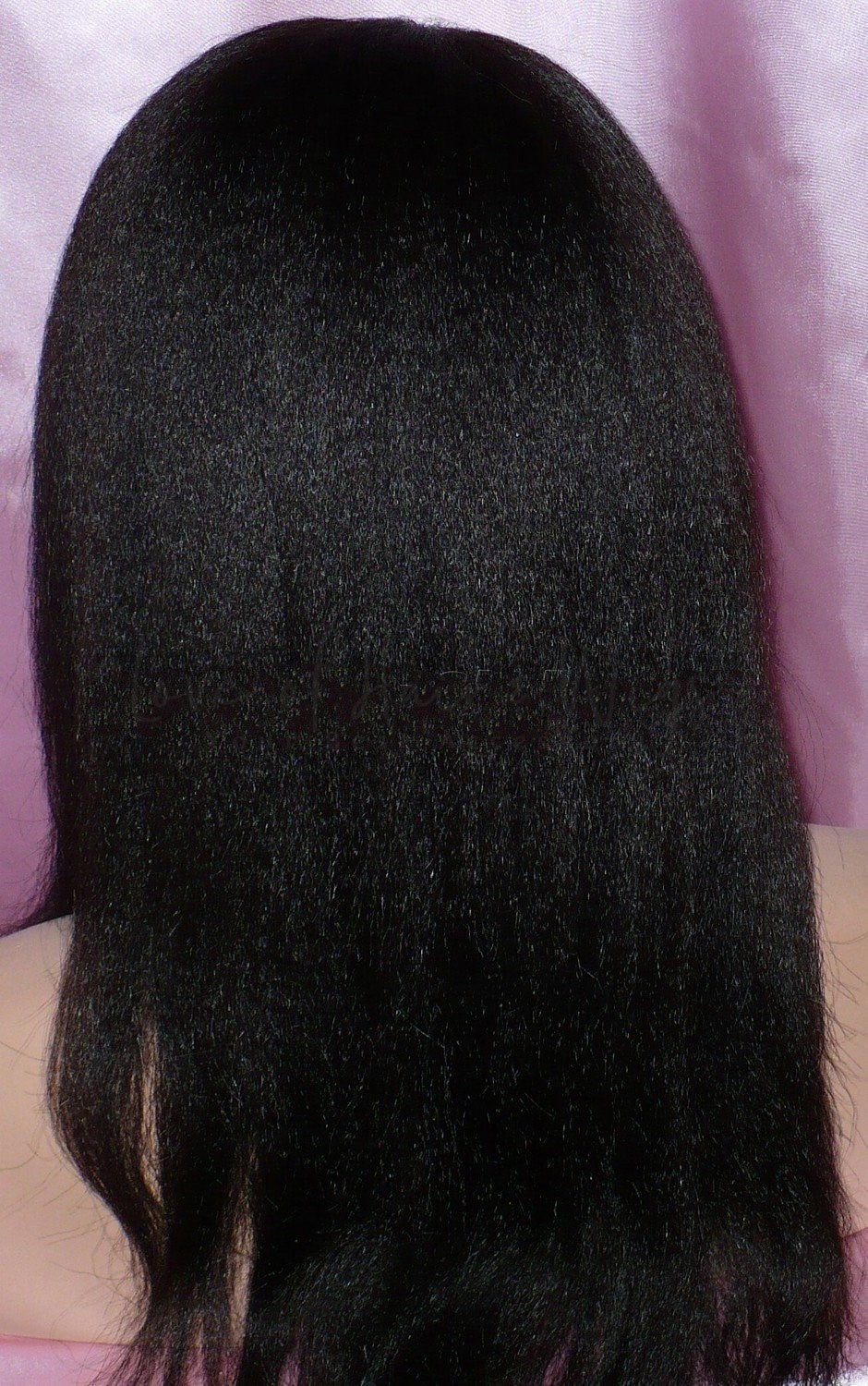 Italian Yaki Virgin Remy Hair Custom Lace Wig