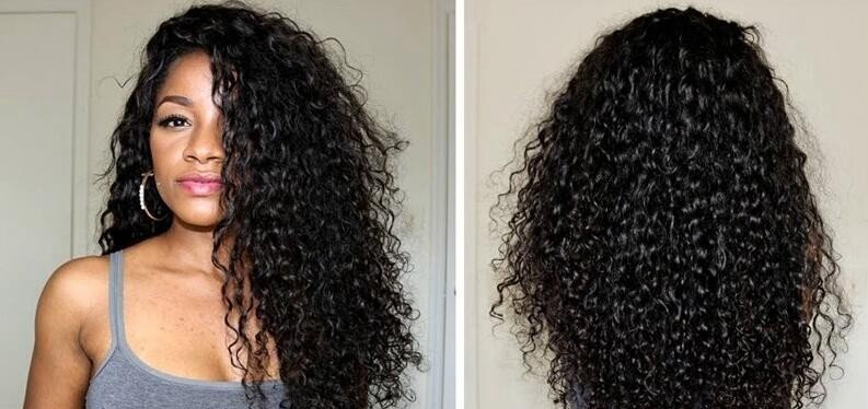 Kinky Curl Virgin Remy Hair Custom Lace Wig