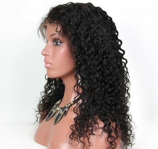 Kinky Curl Virgin Remy Hair Custom Lace Wig