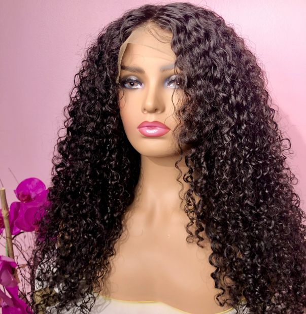 Laos Tight Curly Full Lace Wig