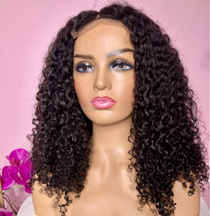 Laos Tight Curly Full Lace Wig