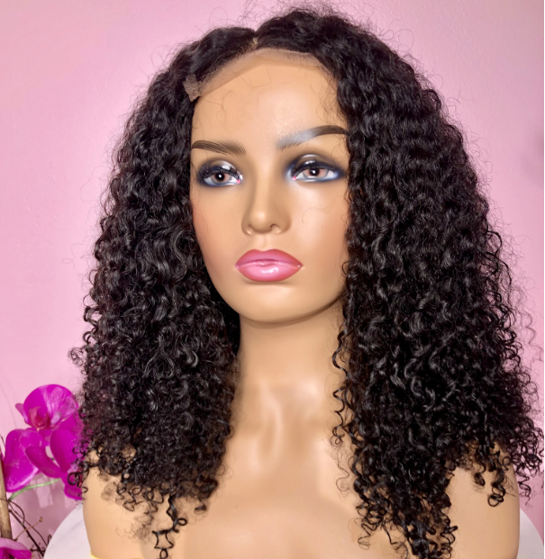 Laos Tight Curly Full Lace Wig