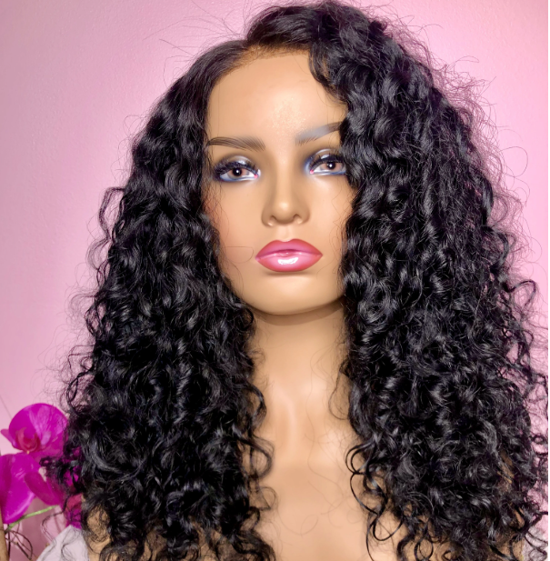 Laos Tight Curly Full Lace Wig