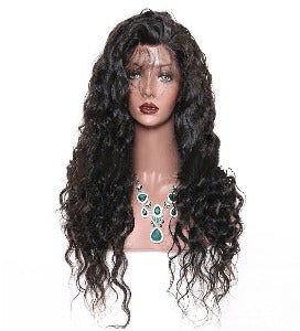In-Stock Virgin Remy Hair Loose Wavy Full Lace Wig