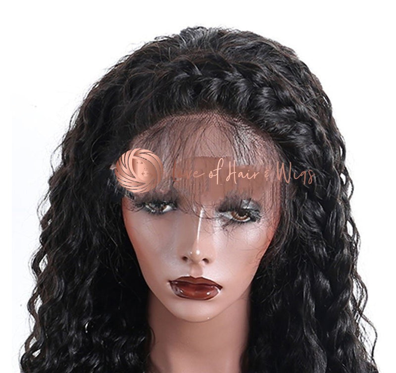 In-Stock Virgin Remy Hair Loose Wavy Full Lace Wig