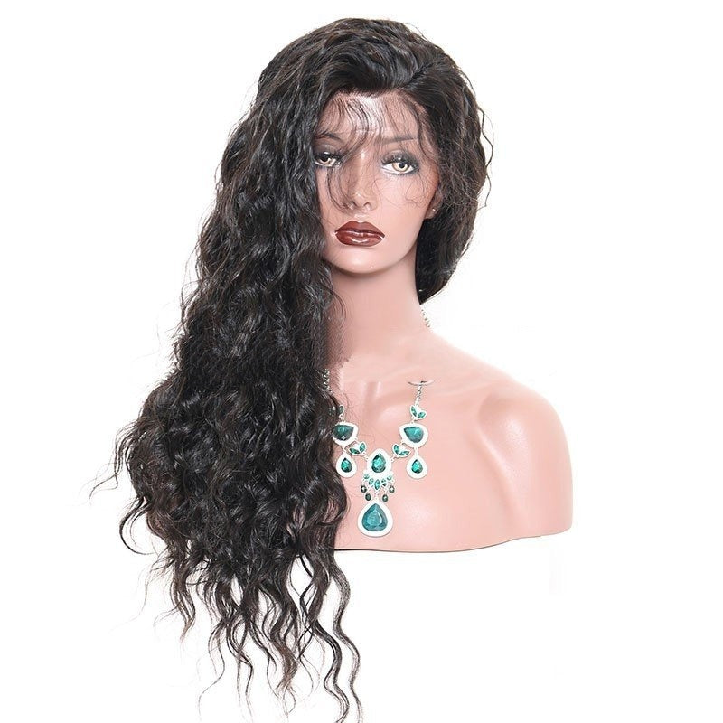 In-Stock Virgin Remy Hair Loose Wavy Full Lace Wig