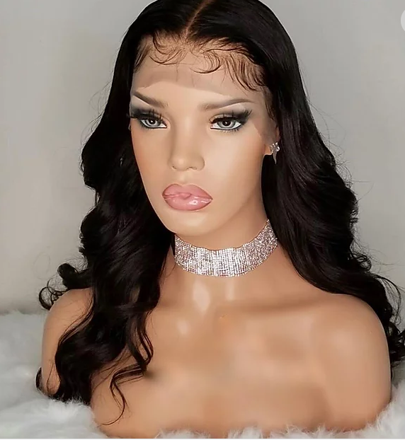Straight Glueless Lace Front Wig (8A)