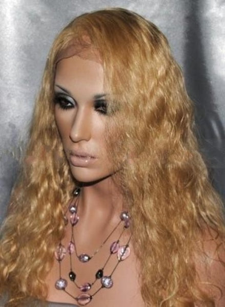Water Wavy Virgin Remy Hair Custom Lace Wig