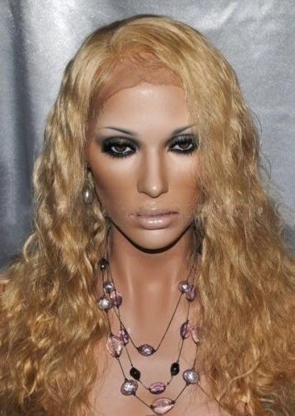 Water Wavy Virgin Remy Hair Custom Lace Wig