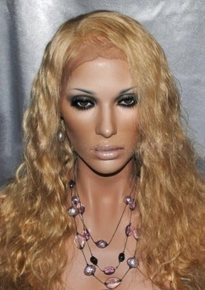 Water Wavy Virgin Remy Hair Custom Lace Wig