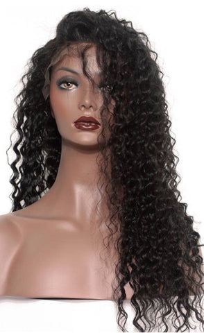 Straight Glueless Lace Front Wig (8A)